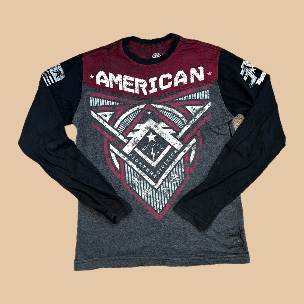Buckle Exclusive American Fighter Long Sleeve Shirt (S)